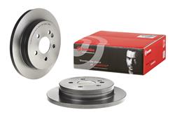 Brake Rotor, Brembo, Solid, Solid Surface, 11.22 in. Diameter, Iron, UV-Coated, Mercedes-Benz, Each