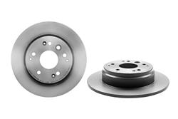 Brake Rotor, Brembo, Solid, Solid Surface, 11.1 in. Diameter, Iron, UV-Coated, For use on Acura®, Each