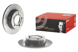 Brake Rotor, Brembo, Solid, Solid Surface, 10.04 in. Diameter, Iron, UV-Coated, Audi, Each