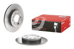 Brake Rotor, Brembo, Solid, Solid Surface, 9.41 in. Diameter, Iron, UV-Coated, Audi, Each