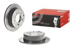 Brake Rotor, Brembo, Solid, Solid Surface, 10.32 in. Diameter, Iron, UV-Coated, Chrysler, Each