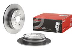 Brake Rotor, Brembo, Solid, Solid Surface, 12.01 in. Diameter, Iron, UV-Coated, For use on Acura®, Each
