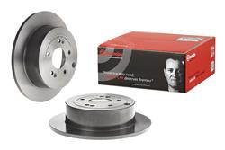 Brake Rotor, Brembo, Solid, Solid Surface, 11.89 in. Diameter, Iron, UV-Coated, for Hyundai, Each