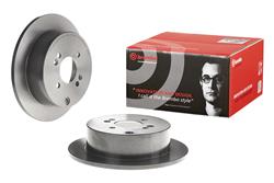 Brake Rotor, Brembo, Solid, Solid Surface, 10.32 in. Diameter, Iron, UV-Coated, for Hyundai, Each