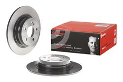 Brake Rotor, Brembo, Solid, Solid Surface, 11.81 in. Diameter, Iron, UV-Coated, Mercedes-Benz, Each