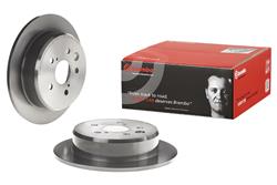 Brake Rotor, Brembo, Solid, Solid Surface, 11.46 in. Diameter, Iron, UV-Coated, Lexus, Each