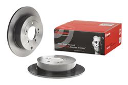 Brake Rotor, Brembo, Solid, Solid Surface, 11.89 in. Diameter, Iron, UV-Coated, Mitsubishi, Each