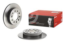 Brake Rotor, Brembo, Solid, Solid Surface, 10.16 in. Diameter, Iron, UV-Coated, for Hyundai, Each