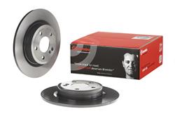 Brake Rotor, Brembo, Solid, Solid Surface, 11.61 in. Diameter, Iron, UV-Coated, Mercedes-Benz, Each