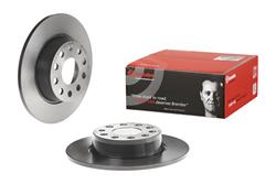 Brake Rotor, Brembo, Solid, Solid Surface, 10.71 in. Diameter, Iron, UV-Coated, Audi, Each
