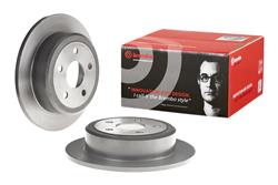 Brake Rotor, Brembo, Solid, Solid Surface, 12.44 in. Diameter, Iron, UV-Coated, Jeep, Each