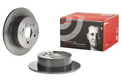 Brake Rotor, Brembo, Solid, Solid Surface, 11.06 in. Diameter, Iron, UV-Coated, Lexus, Each