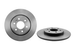 Brake Rotor, Brembo, Solid, Solid Surface, 11.81 in. Diameter, Iron, UV-Coated, Buick, Each
