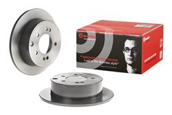Brake Rotor, Brembo, Solid, Solid Surface, 10.32 in. Diameter, Iron, UV-Coated, for Kia, Each