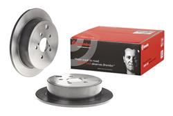 Brake Rotor, Brembo, Solid, Solid Surface, 11.26 in. Diameter, Iron, UV-Coated, Subaru, Each