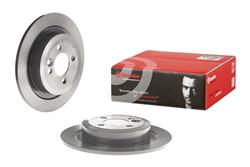 Brake Rotor, Brembo, Solid, Solid Surface, 11.02 in. Diameter, Iron, UV-Coated, Mini Cooper, Each