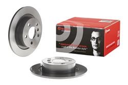 Brake Rotor, Brembo, Solid, Solid Surface, 11.02 in. Diameter, Iron, UV-Coated, BMW, Each