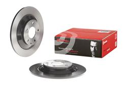 Brake Rotor, Brembo, Solid, Solid Surface, 11.93 in. Diameter, Iron, UV-Coated, Mazda, Each