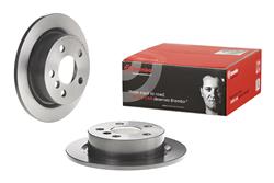 Brake Rotor, Brembo, Solid, Solid Surface, 10.2 in. Diameter, Iron, UV-Coated, Mini Cooper, Each