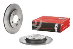 Brake Rotor, Brembo, Solid, Solid Surface, 11.18 in. Diameter, Iron, UV-Coated, for Hyundai, Each
