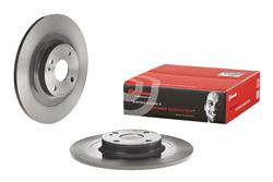 Brake Rotor, Brembo, Solid, Solid Surface, 11.02 in. Diameter, Iron, UV-Coated, Mazda, Each