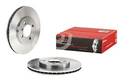 Brake Rotor, Brembo, Vented, Solid Surface, 10.24 in. Diameter, Iron, UV-Coated, BMW, Each