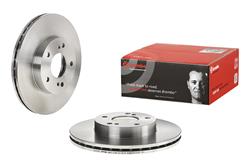 Brake Rotor, Brembo, Vented, Solid Surface, 11.02 in. Diameter, Iron, UV-Coated, for Infiniti, Each