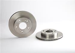 Brake Rotor, Brembo, Vented, Solid Surface, 9.92 in. Diameter, Iron, UV-Coated, for Nissan, Each