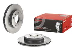 Brake Rotor, Brembo, Vented, Solid Surface, 10.12 in. Diameter, Iron, UV-Coated, for Infiniti, Each