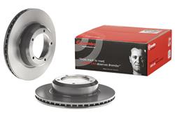 Brake Rotor, Brembo, Vented, Solid Surface, 11.73 in. Diameter, Iron, UV-Coated, Land Rover, Each