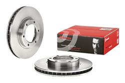 Brake Rotor, Brembo, Vented, Solid Surface, 12.24 in. Diameter, Iron, UV-Coated, Lexus, Each