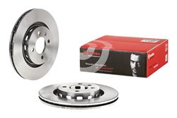 Brake Rotor, Brembo, Vented, Solid Surface, 11.02 in. Diameter, Iron, UV-Coated, Volkswagen, Each
