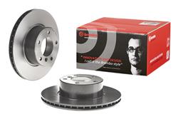 Brake Rotor, Brembo, Vented, Solid Surface, 11.61 in. Diameter, Iron, UV-Coated, BMW, Each