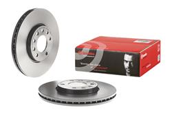 Brake Rotor, Brembo, Vented, Solid Surface, 11.34 in. Diameter, Iron, UV-Coated, Saab, Each