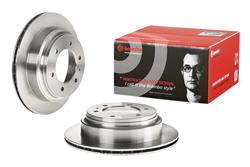 Brake Rotor, Brembo, Vented, Solid Surface, 12.32 in. Diameter, Iron, UV-Coated, For use on Acura®, Each