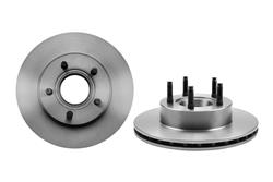 Brake Rotor, Brembo, Vented, Solid Surface, 10.95 in. Diameter, Iron, UV-Coated, Mazda, Each