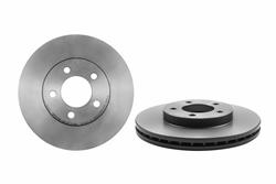 Brake Rotor, Brembo, Vented, Solid Surface, 10.87 in. Diameter, Iron, UV-Coated, Ford, Each