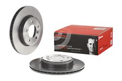 Brake Rotor, Brembo, Vented, Solid Surface, 11.81 in. Diameter, Iron, UV-Coated, BMW, Each