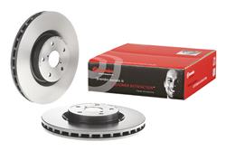 Brake Rotor, Brembo, Vented, Solid Surface, 12.83 in. Diameter, Iron, UV-Coated, Subaru, Each