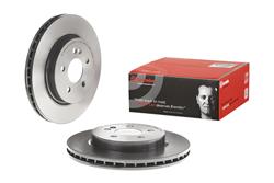 Brake Rotor, Brembo, Vented, Solid Surface, 11.93 in. Diameter, Iron, UV-Coated, Mercedes-Benz, Each