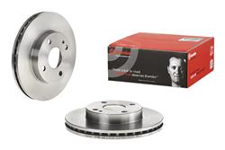 Brake Rotor, Brembo, Vented, Solid Surface, 9.25 in. Diameter, Iron, UV-Coated, Ford, Each