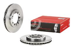 Brake Rotor, Brembo, Vented, Solid Surface, 10.24 in. Diameter, Iron, UV-Coated, for Nissan, Each