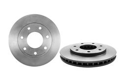 Brake Rotor, Brembo, Vented, Solid Surface, 12.13 in. Diameter, Iron, UV-Coated, Ford, Each