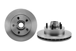 Brake Rotor, Brembo, Vented, Solid Surface, 10.28 in. Diameter, Iron, UV-Coated, Mazda, Each