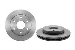 Brake Rotor, Brembo, Vented, Solid Surface, 12.01 in. Diameter, Iron, UV-Coated, Cadillac, Each