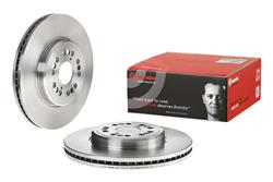 Brake Rotor, Brembo, Vented, Solid Surface, 12.4 in. Diameter, Iron, UV-Coated, Lexus, Each
