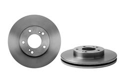 Brake Rotor, Brembo, Vented, Solid Surface, 11 in. Diameter, Iron, UV-Coated, for Infiniti, Each