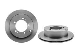 Brake Rotor, Brembo, Vented, Solid Surface, 10.24 in. Diameter, Iron, UV-Coated, Dodge, Each