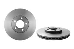 Brake Rotor, Brembo, Vented, Solid Surface, 11.56 in. Diameter, Iron, UV-Coated, Ford, Each