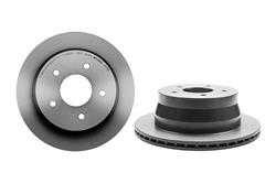 Brake Rotor, Brembo, Vented, Solid Surface, 11.61 in. Diameter, Iron, UV-Coated, Chevrolet, Each